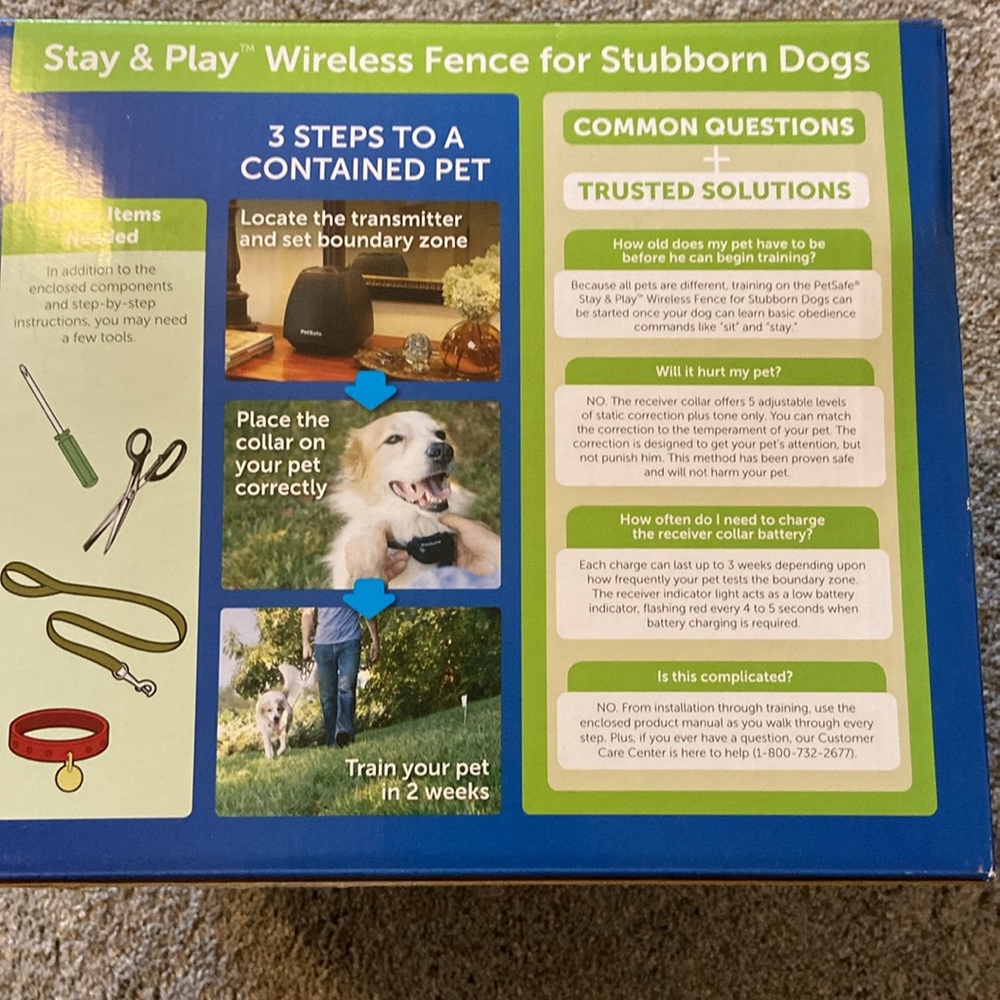 PetSafe Stay & Play WIRELESS Fence for Stubborn Dogs (3/4 Acre!) - Picture 2 of 5